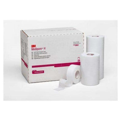 Tape Surgical Medipore Soft Cloth 2"x2yd White 48 RL/Ca